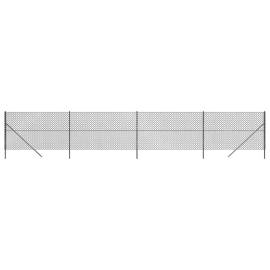 Gard plasă de sârmă, antracit, 1,4x10 m, 2 image