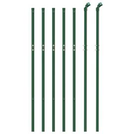 Gard de plasă de sârmă, verde, 0,8x10 m, 3 image