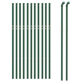 Gard de plasă de sârmă, verde, 1,1x25 m, 3 image