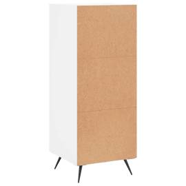 Servantă, alb, 34,5x34x90 cm, lemn compozit, 8 image