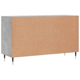 Servantă, gri beton, 100x36x60 cm, lemn compozit, 8 image