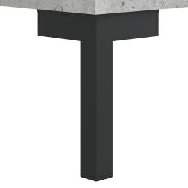 Servantă, gri beton, 100x36x60 cm, lemn compozit, 11 image