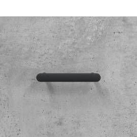 Servantă, gri beton, 34,5x34x90 cm, lemn compozit, 9 image