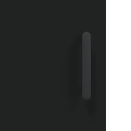 Servantă, negru, 34,5x34x90 cm, lemn compozit, 10 image