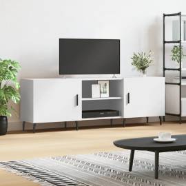 Comodă tv, alb, 150x30x50 cm, lemn compozit