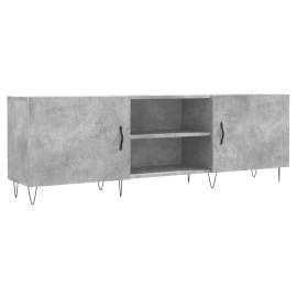 Comodă tv, gri beton, 150x30x50 cm, lemn compozit, 2 image