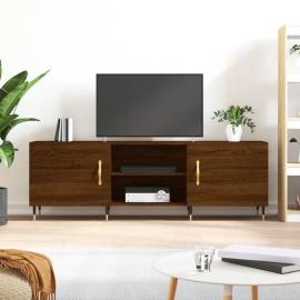 Comodă tv, stejar maro, 150x30x50 cm, lemn compozit