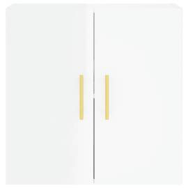 Dulap de perete, alb extralucios, 60x31x60 cm, lemn compozit, 5 image