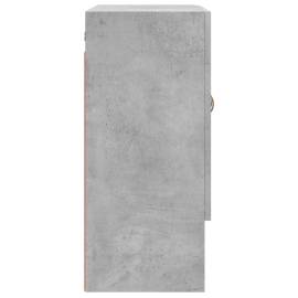 Dulap de perete, gri beton, 60x31x70 cm, lemn compozit, 7 image