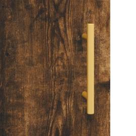 Dulap de perete, stejar fumuriu, 60x31x60 cm, lemn compozit, 9 image
