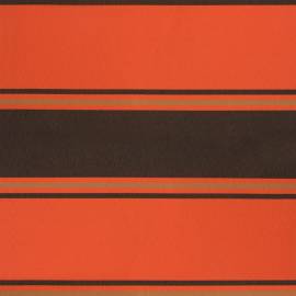 Copertină retractabilă portocaliu & maro 5x3m textil & aluminiu, 8 image