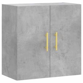 Dulap de perete, gri beton, 60x31x60 cm, lemn compozit, 2 image