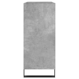 Dulap pentru discuri gri beton 84,5x38x89 cm lemn compozit, 5 image