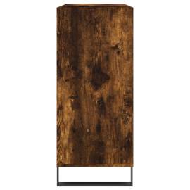 Dulap pentru discuri stejar fumuriu 84,5x38x89 cm lemn compozit, 5 image