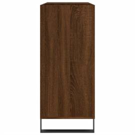 Dulap pentru discuri stejar maro 84,5x38x89 cm lemn compozit, 5 image