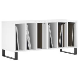 Dulapuri pentru discuri alb lucios 100x38x48 cm, lemn prelucrat, 3 image
