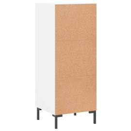 Servantă, alb, 34,5x34x90 cm, lemn compozit, 8 image