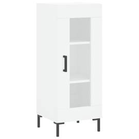Servantă, alb, 34,5x34x90 cm, lemn compozit, 2 image