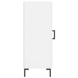 Servantă, alb, 34,5x34x90 cm, lemn compozit, 7 image