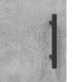 Servantă, gri beton, 34,5x34x90 cm, lemn compozit, 10 image