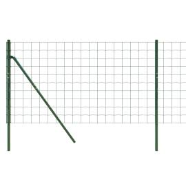 Gard plasă de sârmă, verde, 1,1x25 m, oțel galvanizat, 4 image