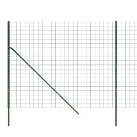 Gard plasă de sârmă, verde, 1,6x10 m, oțel galvanizat, 4 image