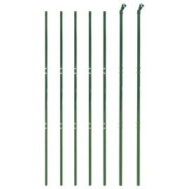 Gard plasă de sârmă, verde, 2x10 m, oțel galvanizat, 3 image