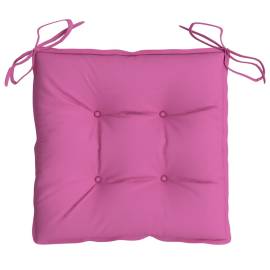 Perne pentru scaun, 6 buc., roz, 40x40x7 cm, material textil, 5 image