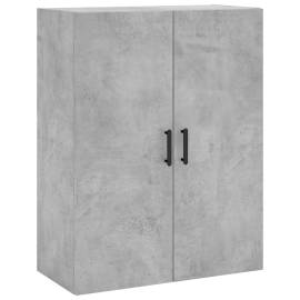 Dulap cu montaj pe perete, gri beton, 69,5x34x90 cm, 2 image