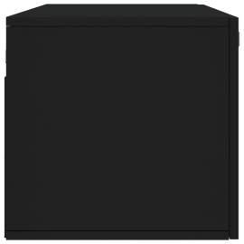 Dulap de perete, negru, 100x36,5x35 cm, lemn compozit, 7 image