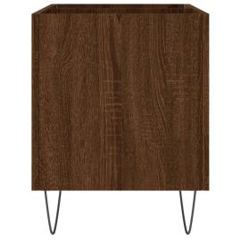 Dulap pentru discuri stejar maro 74,5x38x48 cm lemn prelucrat, 5 image