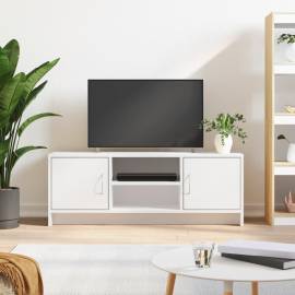 Dulap tv, alb, 102x30x37,5 cm, lemn compozit