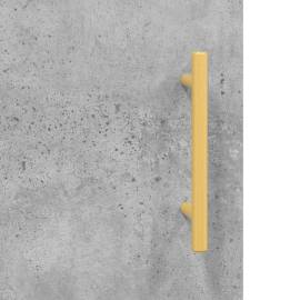Servantă, gri beton, 69,5x34x90 cm, lemn compozit, 11 image