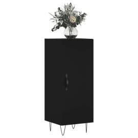 Servantă, negru, 34,5x34x90 cm, lemn compozit, 3 image