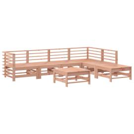 Set mobilier de grădină cu perne, 7 piese, lemn masiv douglas, 3 image