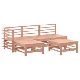 Set mobilier de grădină cu perne, 5 piese, lemn masiv douglas, 3 image