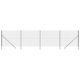 Gard plasă de sârmă, antracit, 2,2x10 m, oțel galvanizat, 2 image