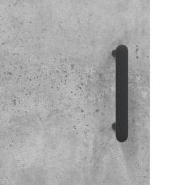 Servantă, gri beton, 69,5x34x90 cm, lemn compozit, 10 image