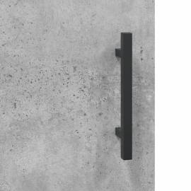 Servantă, gri beton, 90x34x80 cm, lemn compozit, 10 image