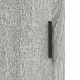 Servantă, gri sonoma, 69,5x34x90 cm, lemn compozit, 10 image