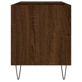 Dulap pentru discuri stejar maro, 85x38x48 cm, lemn prelucrat, 5 image