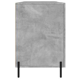 Birou, gri beton, 140x50x75 cm, lemn compozit, 7 image