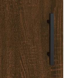 Dulap înalt, stejar maro, 69,5x34x180 cm, lemn compozit, 10 image