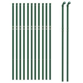 Gard plasă de sârmă, verde, 0,8x25 m, oțel galvanizat, 3 image