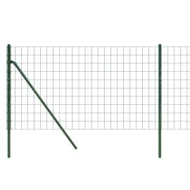Gard plasă de sârmă, verde, 1x25 m, oțel galvanizat, 4 image