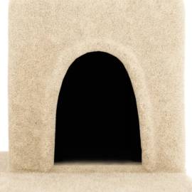 Ansamblu de pisici cu stâlpi din funie de sisal, crem, 154 cm, 6 image