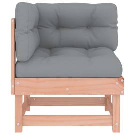 Canapea colțar cu perne, lemn masiv douglas, 3 image