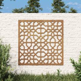 Decor perete de grădină 55x55 cm, design maur, oțel corten