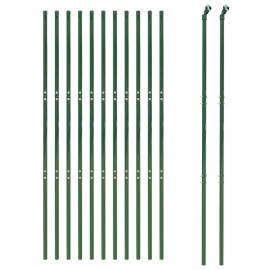 Gard plasă de sârmă, verde, 1,8x25 m, oțel galvanizat, 3 image