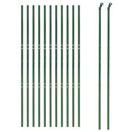 Gard plasă de sârmă, verde, 2,2x25 m, oțel galvanizat, 3 image
